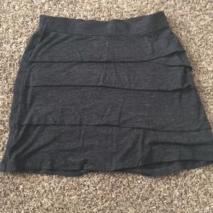 Women’s gray mini skirt